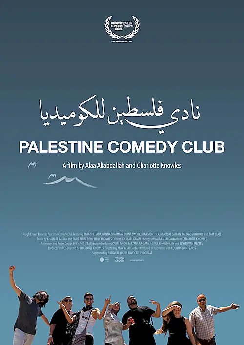 Poster for Palestine Comedy Club