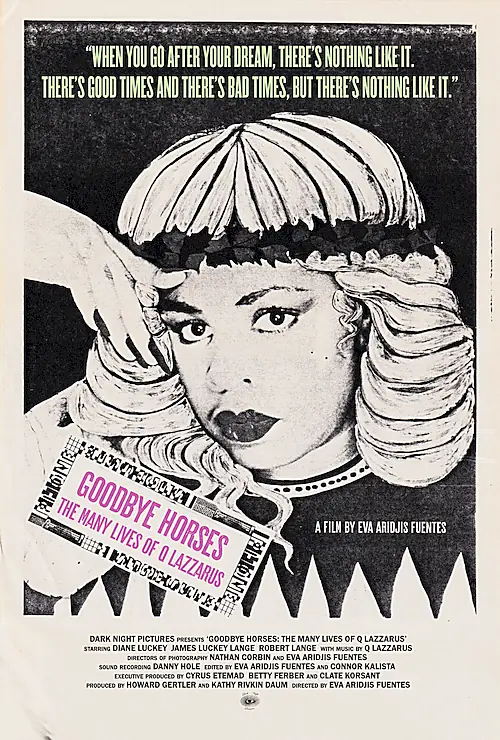 Poster for Goodbye Horses: The Many Lives of Q Lazzarus