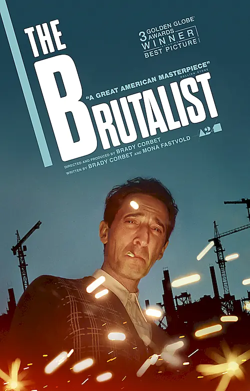 Poster for The Brutalist
