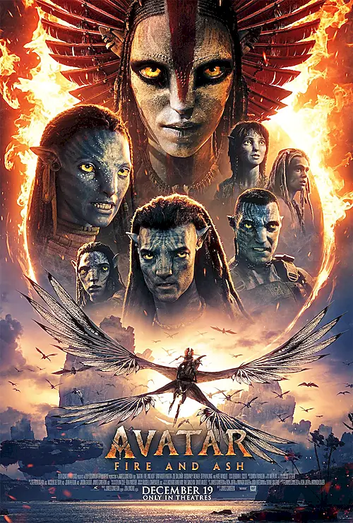Poster for Avatar 3: Fire and Ash